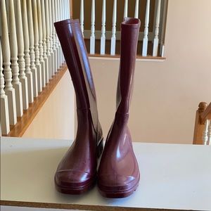 Plum Rain Boots